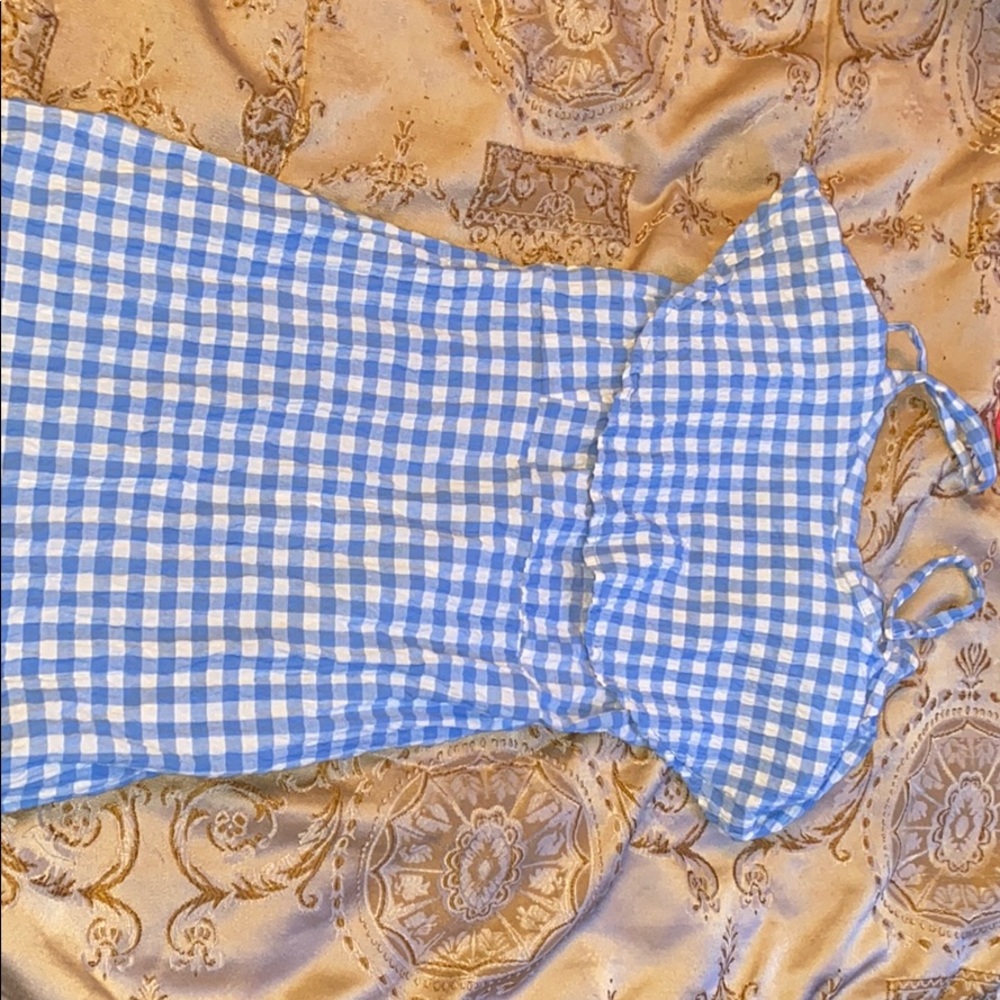 Squared pattern dress!